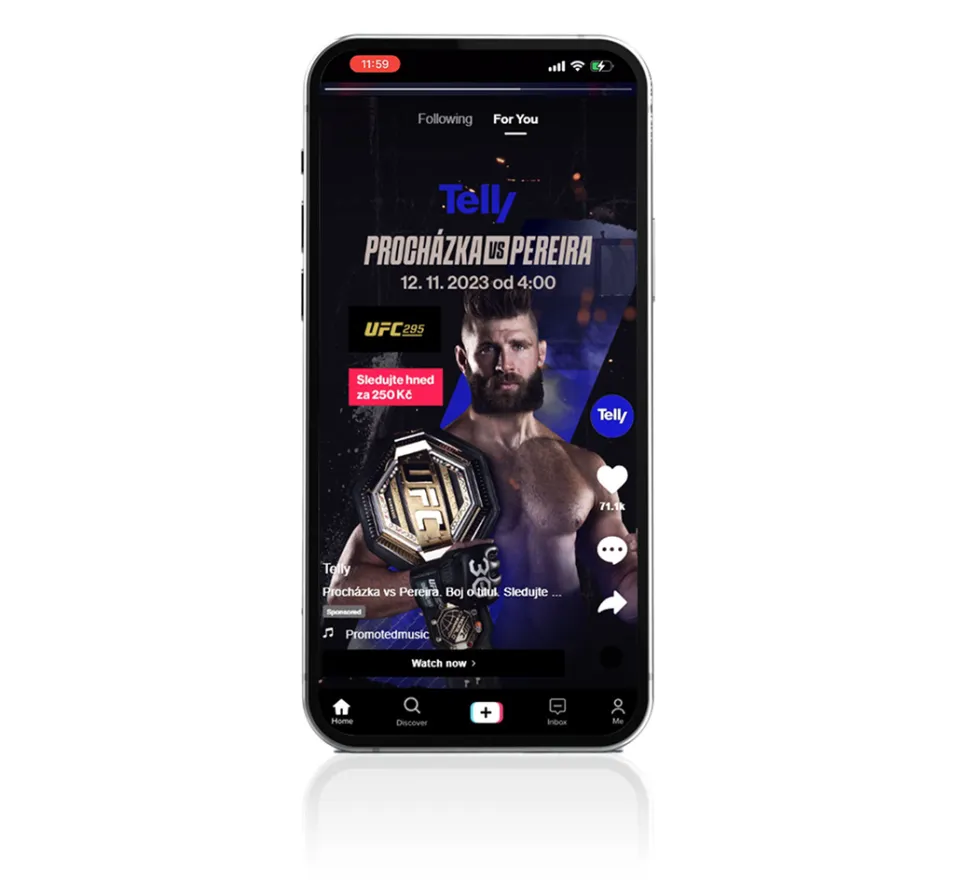 Kampaň UFC na TikToku